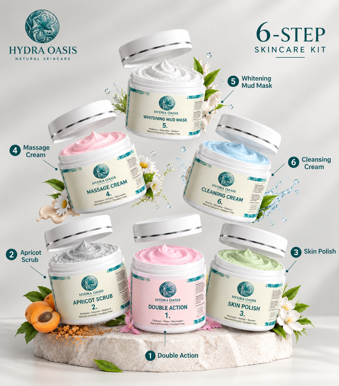 Hydra Oasis 6-Step Skin Glow Kit